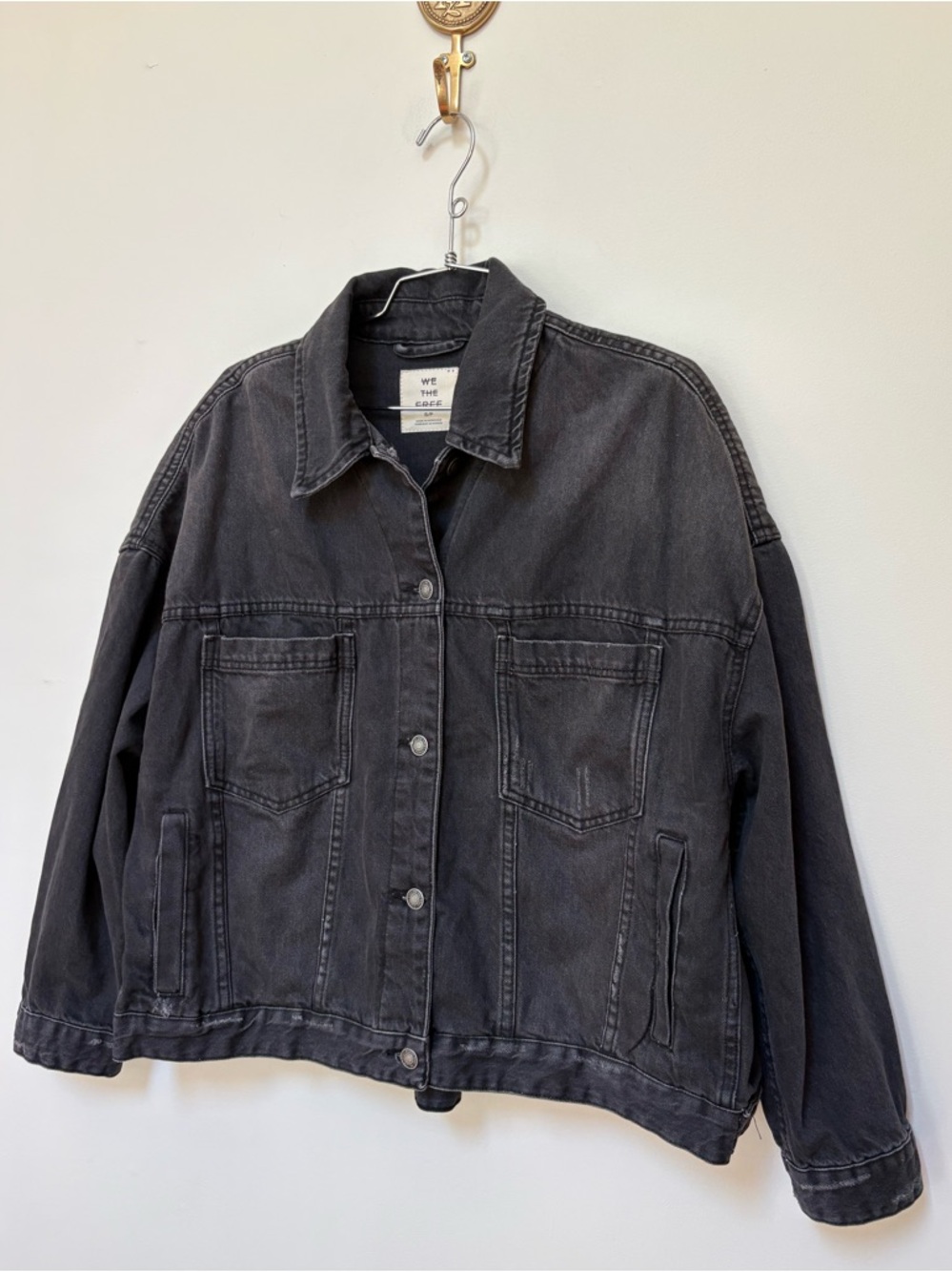 NWOT Free People We The Free Opal Swing Denim Jacket Size Small - Picture 5 of 16